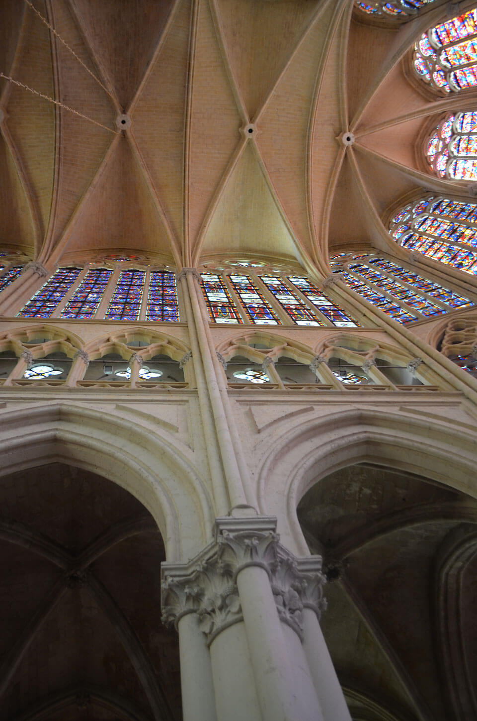 Élévation et voûtement gothique de l’église Saint-Gatien à Tours (37)